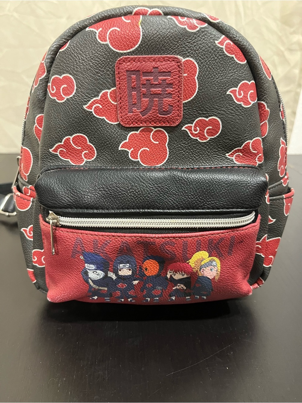 Naruto red clouds Akatsuki mini backpack